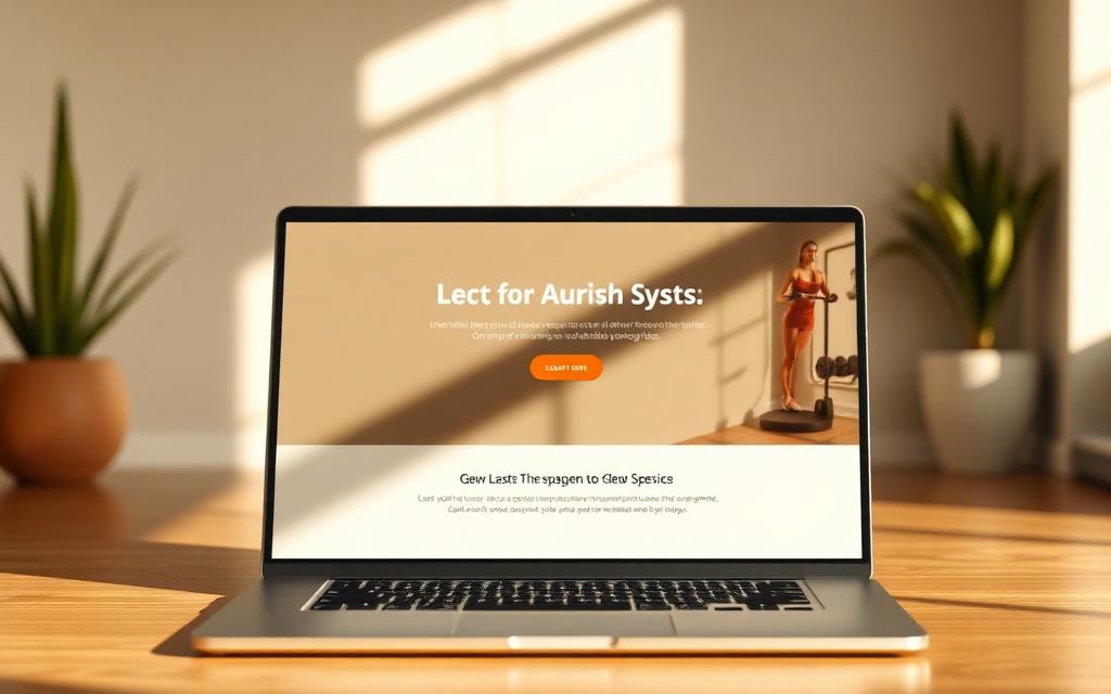 Vista previa de una web de demostración para gimnasio